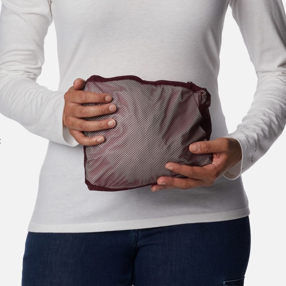 Columbia Arcadia Il Rain Jacket Women's Plus 3X Maroon - Picture 3 of 14